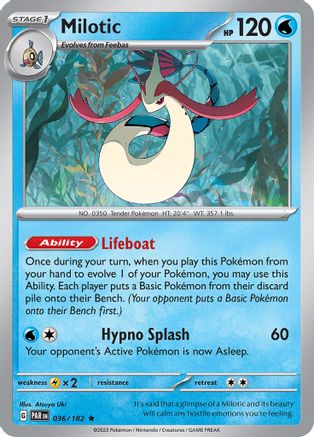 Milotic 036/182 - SV04 Paradox Rift Holofoil
