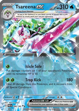 Tsareena ex 046/182 - SV04 Paradox Rift Holofoil