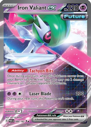 Iron Valiant ex 089/182 - SV04 Paradox Rift Holofoil