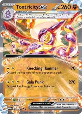 Toxtricity ex 100/182 - SV04 Paradox Rift Holofoil
