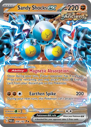 Sandy Shocks ex 108/182 - SV04 Paradox Rift Holofoil