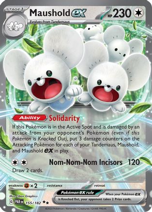 Maushold ex 155/182 - SV04 Paradox Rift Holofoil