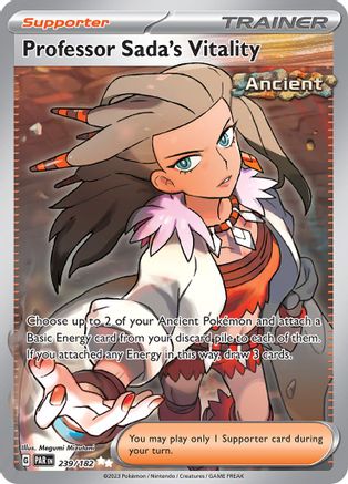 Professor Sada's Vitality 239/182 - SV04 Paradox Rift Holofoil