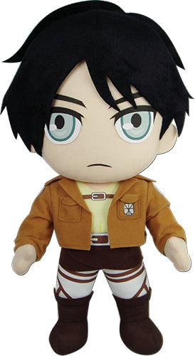 Attack on Titan Eren Yeager Plush 18" - Official AOT Collectible