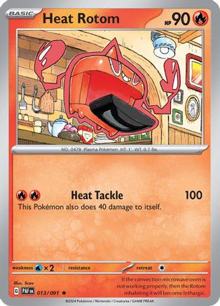 Heat Rotom 013/091 - SV Paldean Fates Holofoil