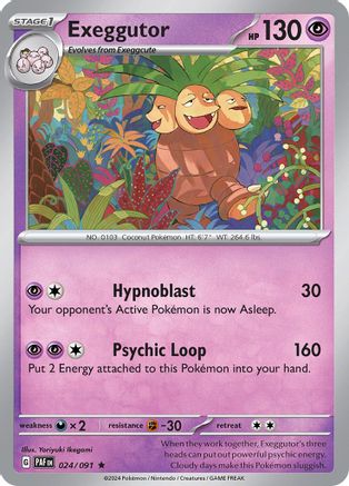 Exeggutor 024/091 - SV Paldean Fates Holofoil