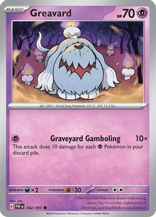 Greavard 042/091 - SV Paldean Fates