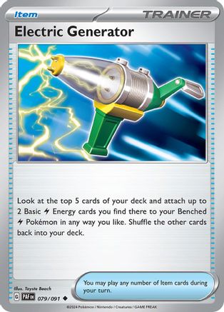 Electric Generator 079/091 - SV Paldean Fates