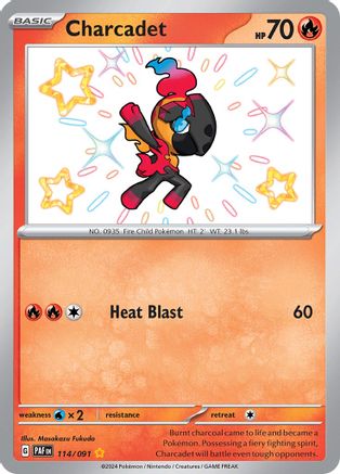 Charcadet 114/091 - SV Paldean Fates Holofoil
