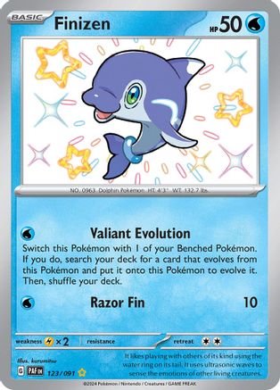 Finizen 123/091 - SV Paldean Fates Holofoil