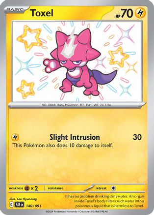Toxel 140/091 - SV Paldean Fates Holofoil