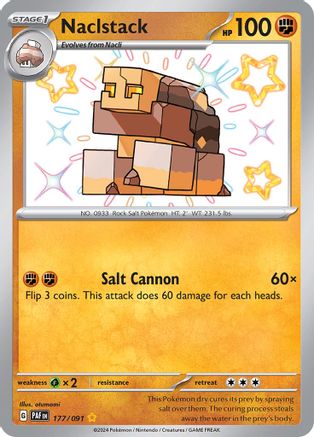 Naclstack 177/091 - SV Paldean Fates Holofoil