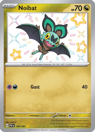 Noibat 194/091 - SV Paldean Fates Holofoil