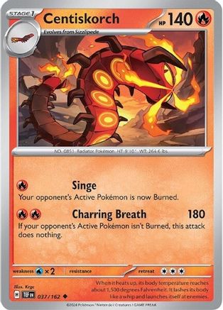 Centiskorch 037/162 - SV05 Temporal Forces