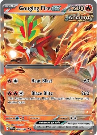 Gouging Fire ex 038/162 - SV05 Temporal Forces Holofoil