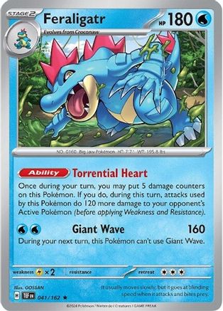 Feraligatr 041/162 - SV05 Temporal Forces Holofoil