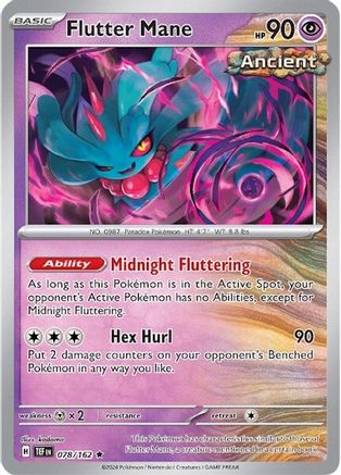 Flutter Mane 078/162 - SV05 Temporal Forces Holofoil