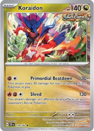 Koraidon 119/162 - SV05 Temporal Forces Holofoil