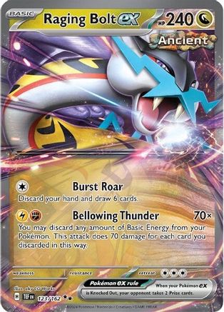 Raging Bolt ex 123/162 - SV05 Temporal Forces Holofoil