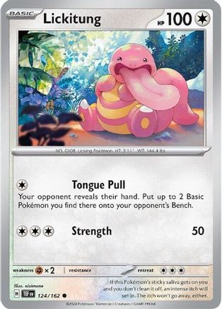 Lickitung 124/162 - SV05 Temporal Forces