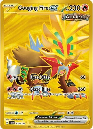 Gouging Fire ex 214/162 - SV05 Temporal Forces Holofoil