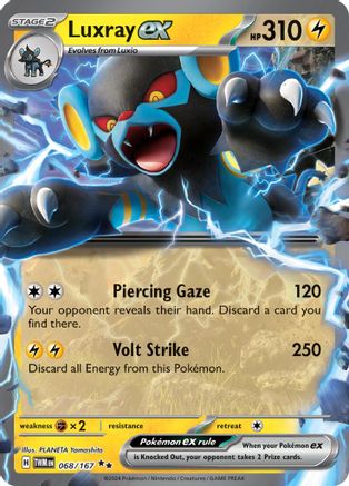 Luxray ex 068/167 - SV06 Twilight Masquerade Holofoil
