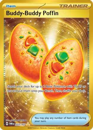 Buddy-Buddy Poffin 223/167 - SV06 Twilight Masquerade Holofoil