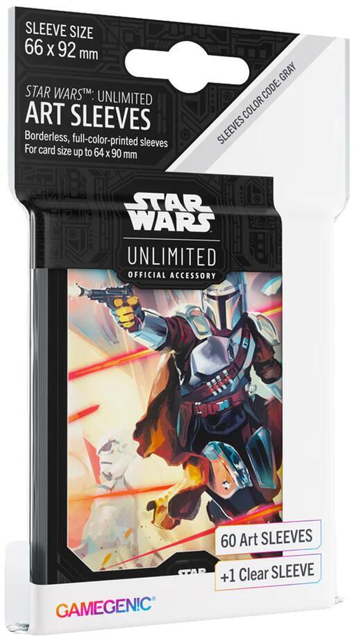 Gamegenic Star Wars: Unlimited Art Sleeves - Mandalorian (60ct)