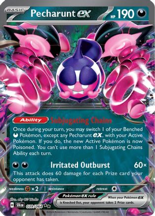 Pecharunt ex 039/064 - SV Shrouded Fable Holofoil