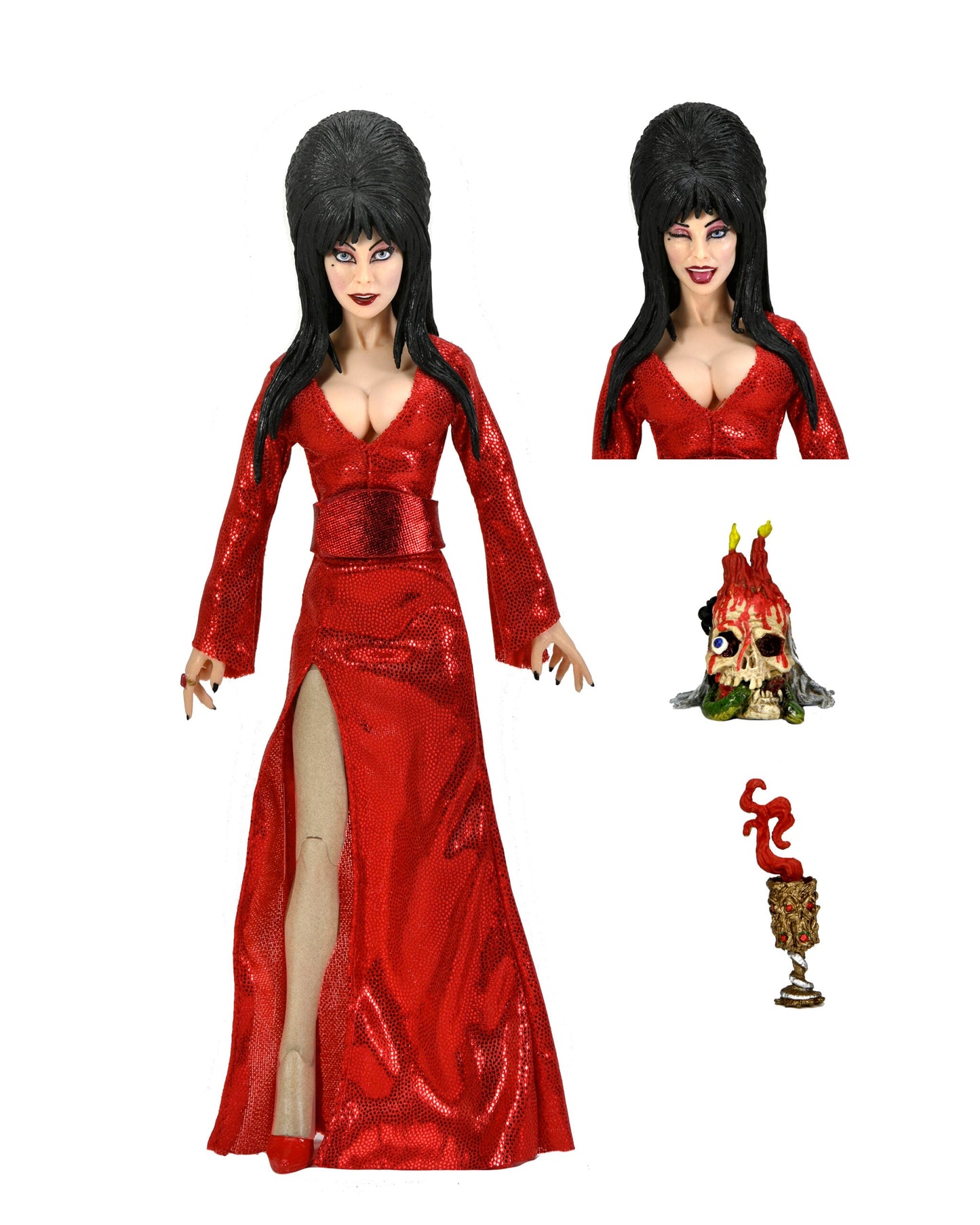 NECA Elvira, “Red, Fright, and Boo” – 8? Clothed Action Figure