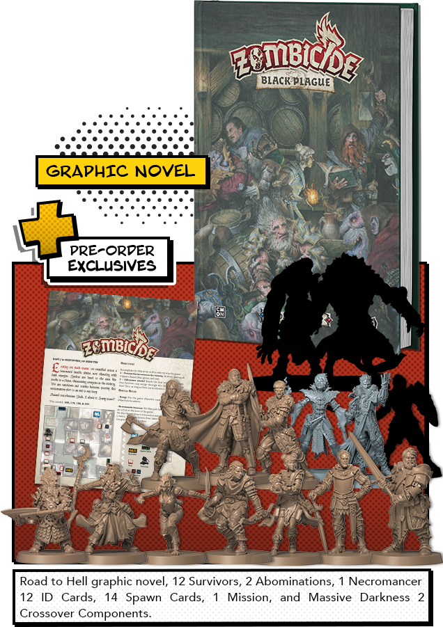 Zombicide: Black Plague - Road to Hell with Pre-order Exclusives