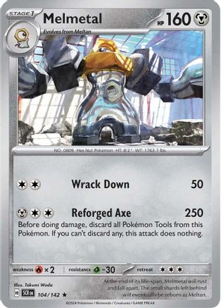 Melmetal 104/142 - SV07 Stellar Crown Holofoil