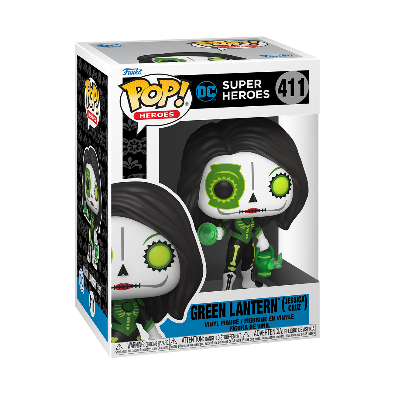 Funko POP Pop! Heroes: Dia De Los DC - Green Lantern (Jessica Cruz) Vinyl Figure