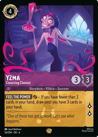 Yzma - Conniving Chemist (56/204) - Azurite Sea Cold Foil