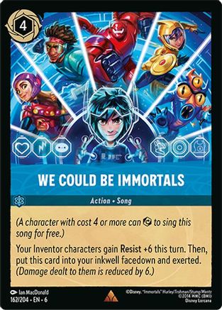 We Could Be Immortals (162/204) - Azurite Sea Cold Foil