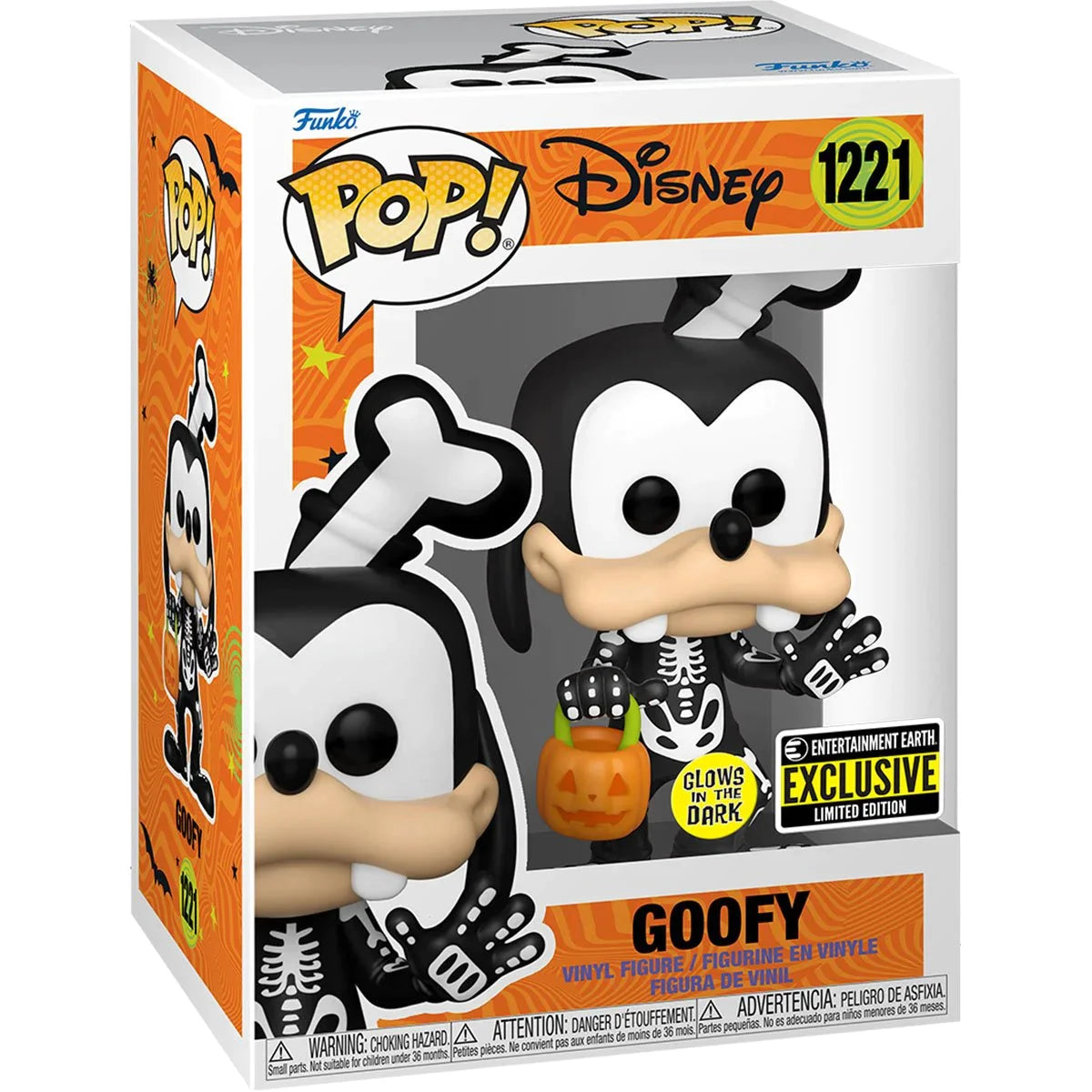 Funko: Disney Skeleton Goofy Glow-in-the-Dark - Entertainment Earth Exclusive