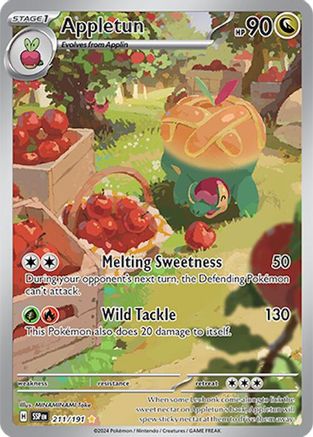 Appletun 211/191 - SV08 Surging Sparks Holofoil