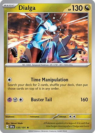 Dialga 135/191 - SV08 Surging Sparks Holofoil