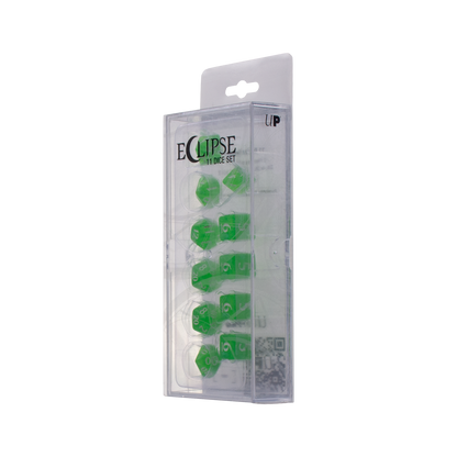 Ultra PRO: 11-Dice Set - Eclipse (Lime Green)