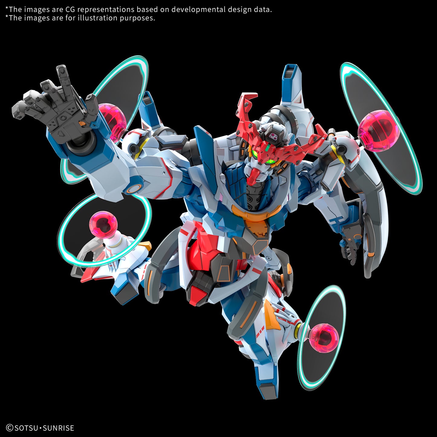 Bandai HG 1/144 GQuuuuuuX (Endymion Unit Awakened) "Gundam GQuuuuuuX" Model Kit