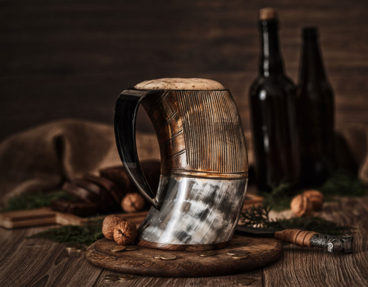 Horn Tankard Mug