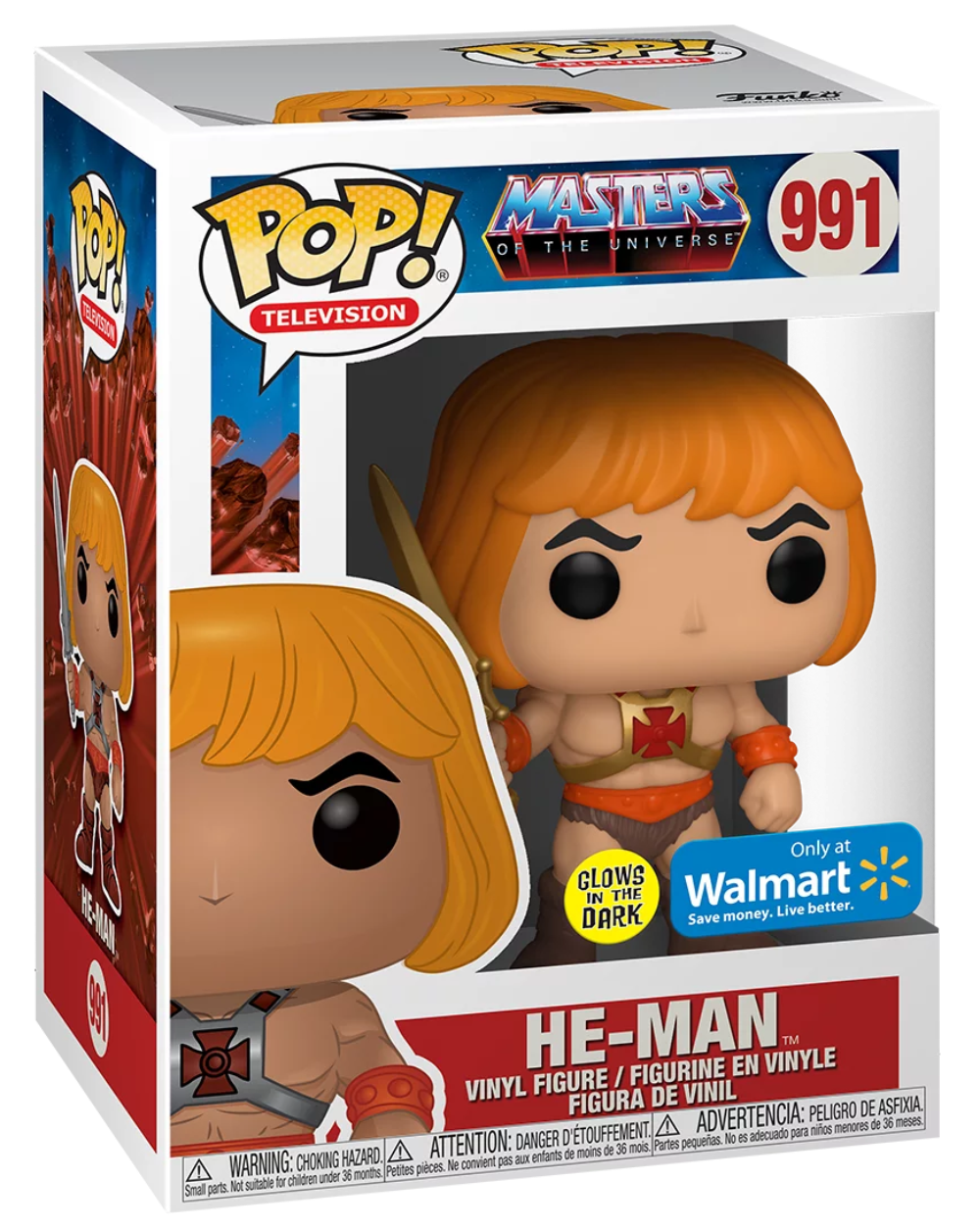 POP! Television: 991 MOTU, He-Man (GITD) Exclusive