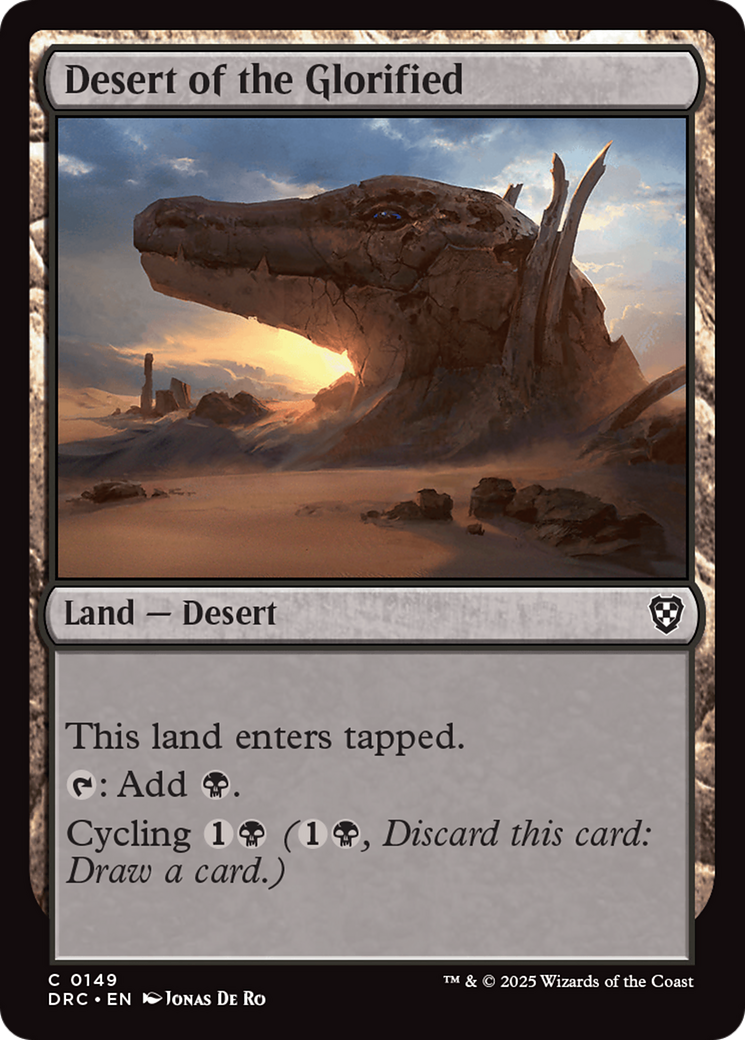 Desert of the Glorified (DRC-149) - Commander: Aetherdrift