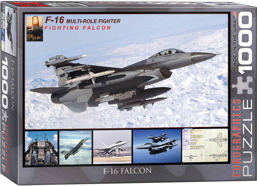 Puzzle: Sea & Land Transportation - F-16 Falcon