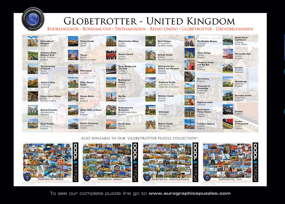 Puzzle: The Globetrotter Collection - Globetrotter United Kingdom