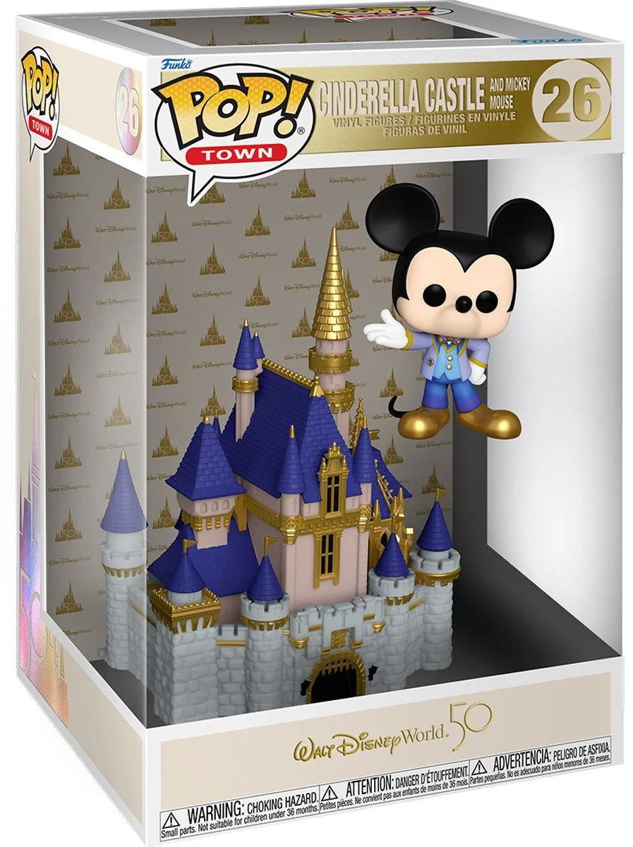 POP! Town (Disney): 26 Disney World 50th, Mickey (Cinderella Castle)