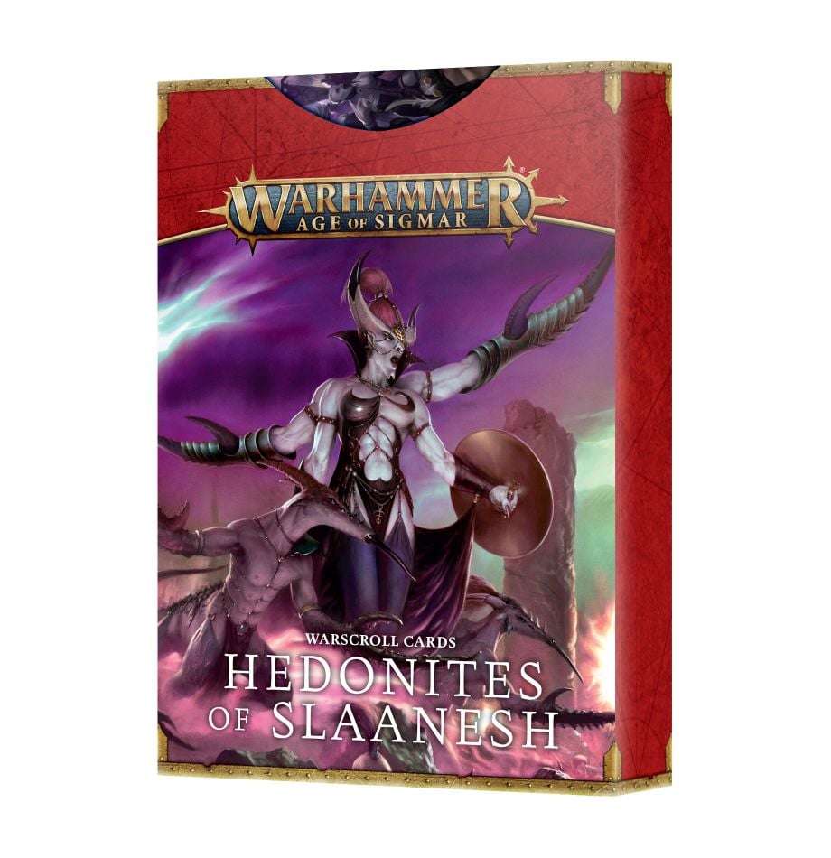 Warhammer: Hedonites of Slaanesh - Warscroll Cards (3rd Edition)