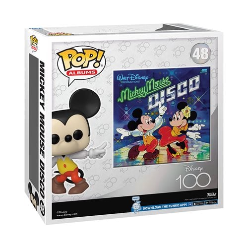 Funko Pop! #48 Disney 100 Mickey Mouse Disco Album Figure with Case