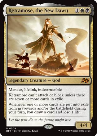 Ketramose, the New Dawn (DFT-209) - Aetherdrift