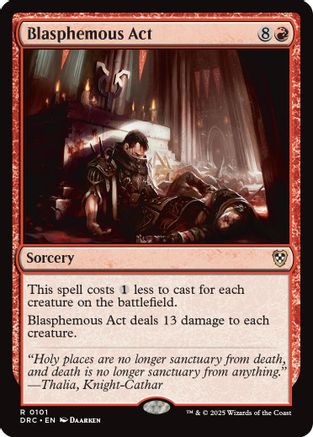 Blasphemous Act (DRC-101) - Commander: Aetherdrift